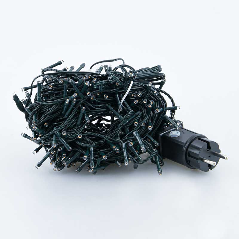 Guirlande 300 LED blanc flamme