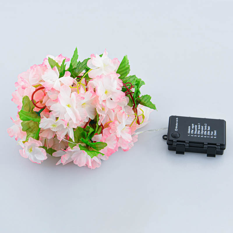 Guirlande lumineuse fleurs de cerisier