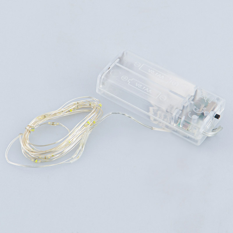 Guirlande 20 micro LED blanc froid