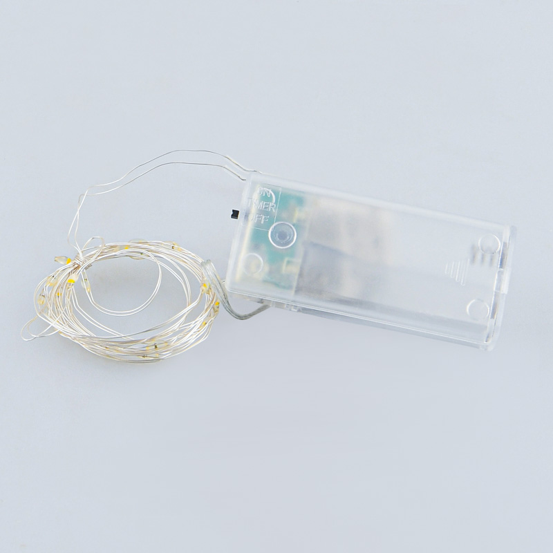 Guirlande 20 micro LED blanc chaud