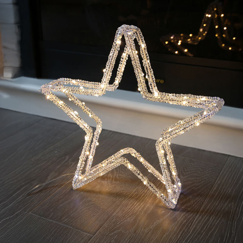 Décoration étoile lumineuse 80 LED