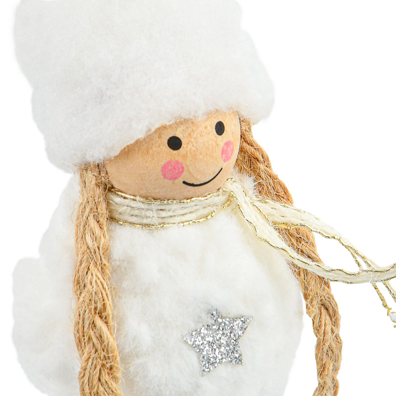 Personnage clochette blanc à suspendre 