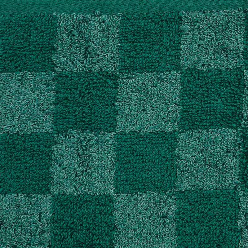 Serviette invité damier 'Jenna' vert
