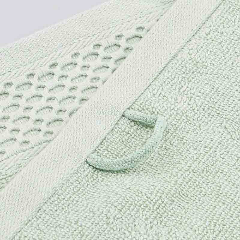 Serviette invité 'Eva' vert clair