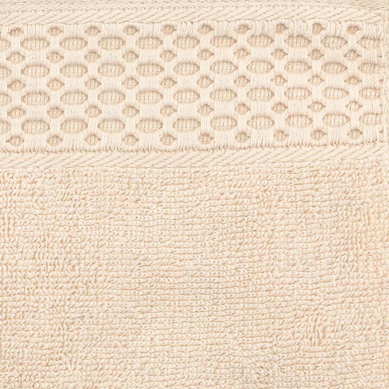 Serviette invité 'Eva' crème