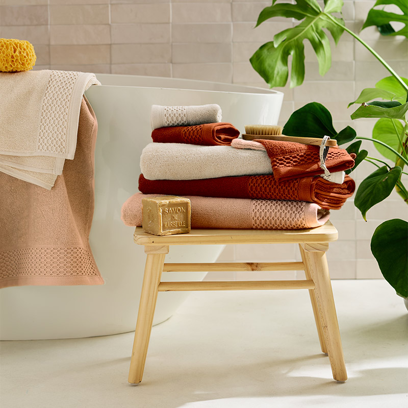 Drap de bain terra 'Eva' 