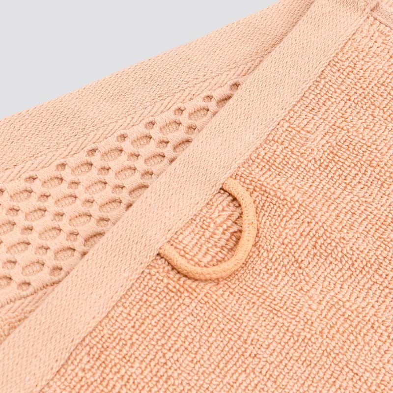 Serviette invité 'Eva' rose