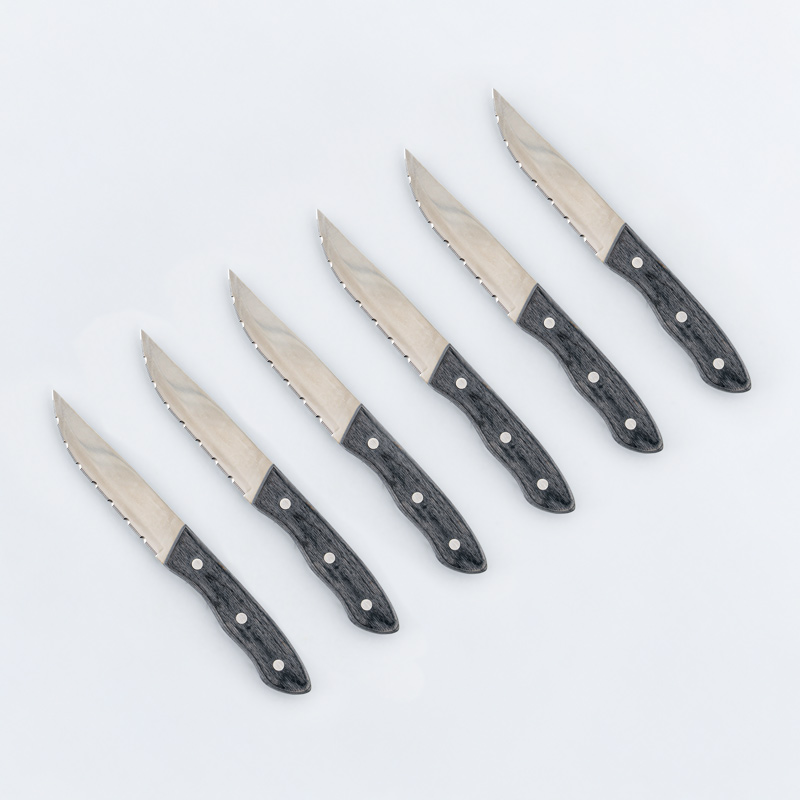 Lot de 6 couteaux à steak 'Pampa'