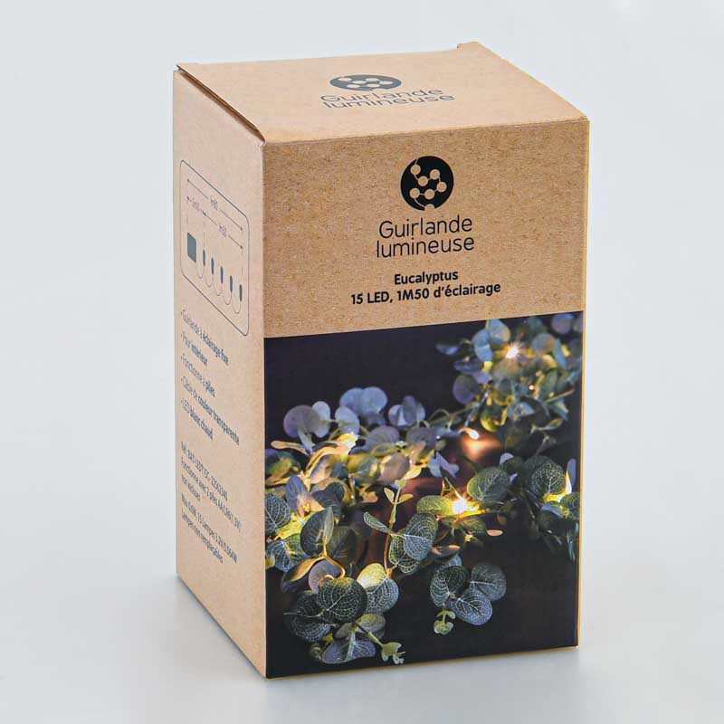 Guirlande lumineuse eucalyptus