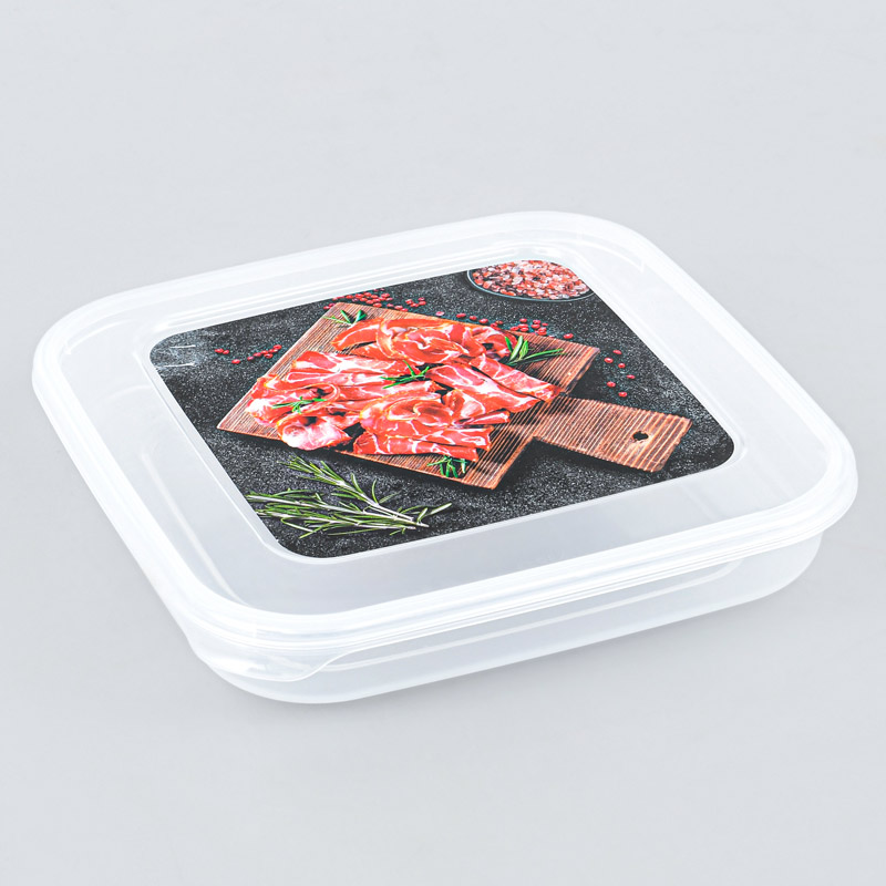 Boite alimentaire tranches carrées