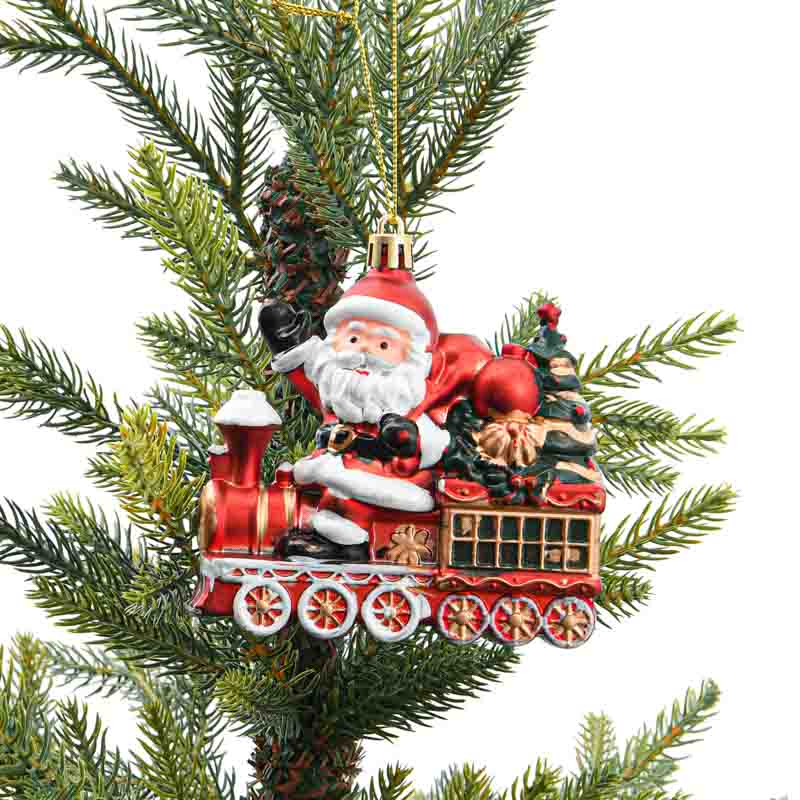 Train du Père Noël à suspendre 