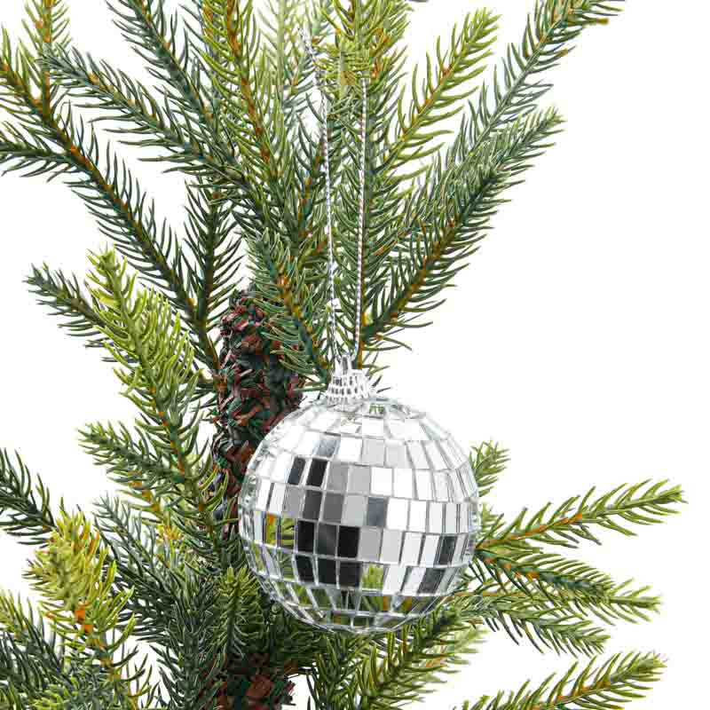 Boule disco 'Féérique' argentée 