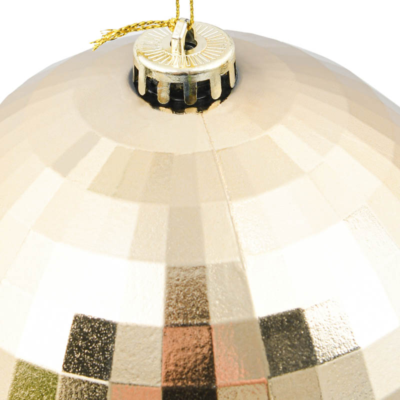 Boule disco dorée