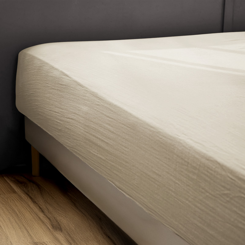 Drap housse 'Idylle' écru