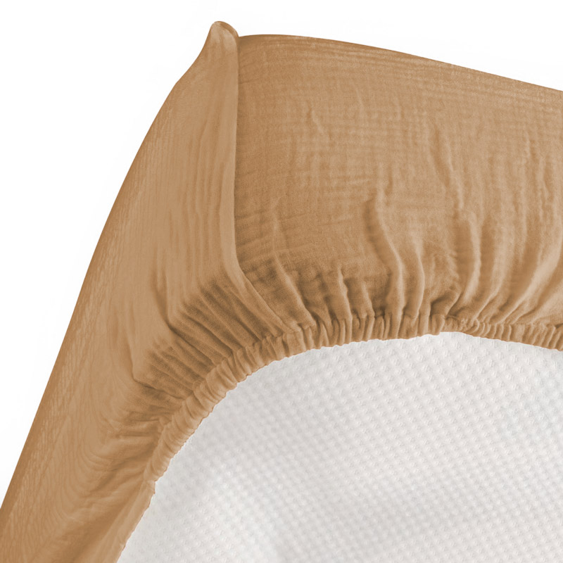 Drap housse 'Idylle' moka