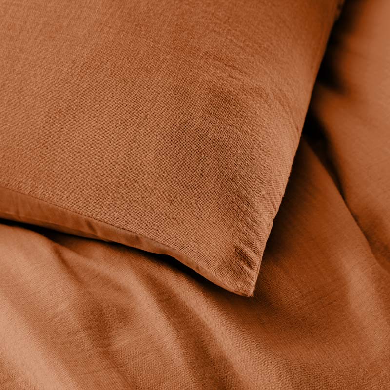 Housse de couette 'Idylle' rouille