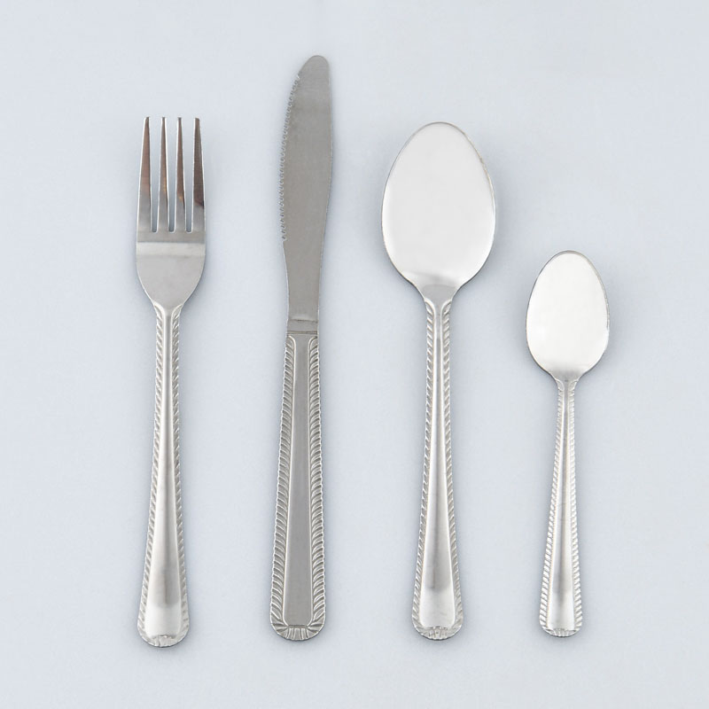 Ménagère 16 pièces 'Primo' grise 