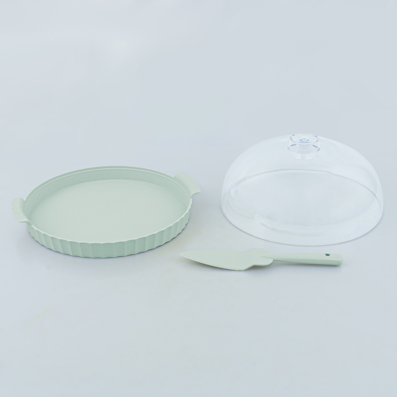 Plat à gâteaux avec cloche 'Colesium' vert