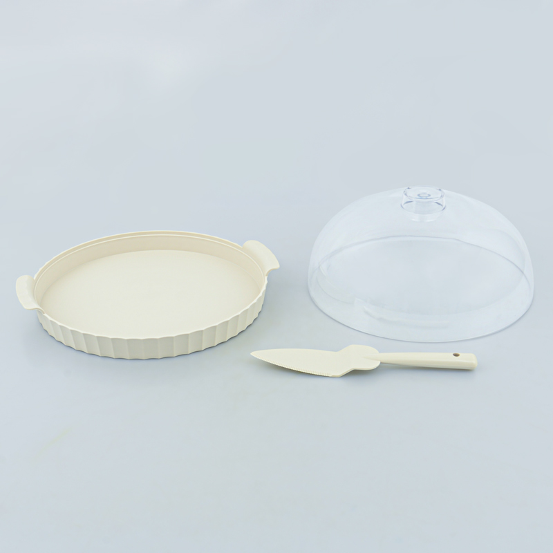 Plat à gâteaux avec cloche 'Colesium' crème