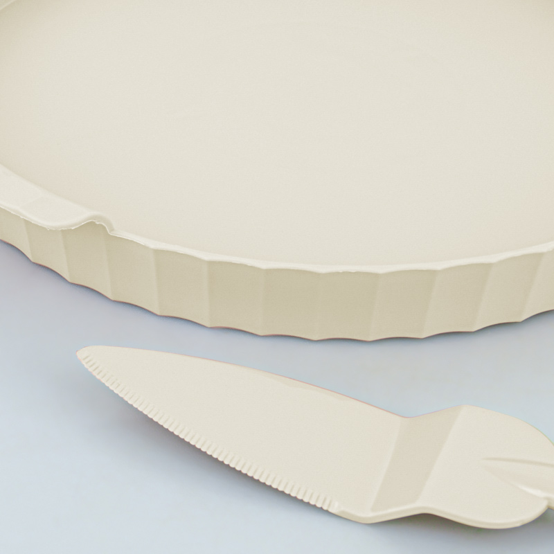 Plat à gâteaux avec cloche 'Colesium' crème