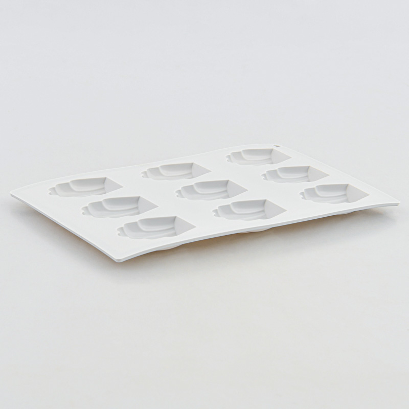 Moules pour 9 madeleines en silicone 
