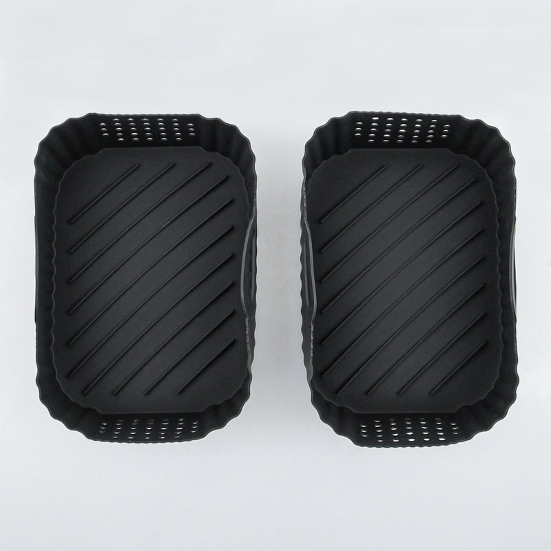 Set de 2 paniers de cuisson air fryer