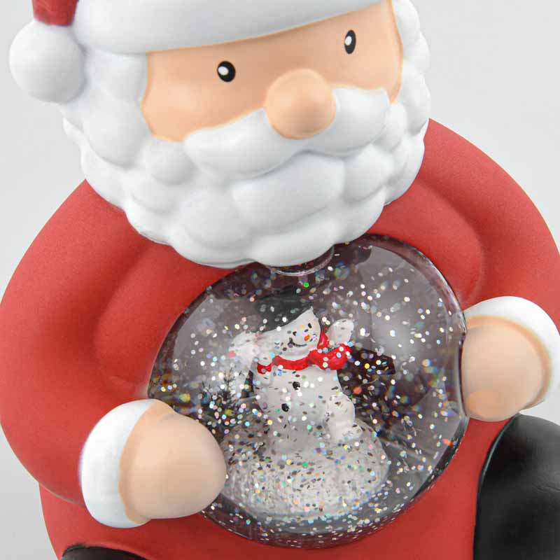 Boule à eau à LED 'Père-Noël' 