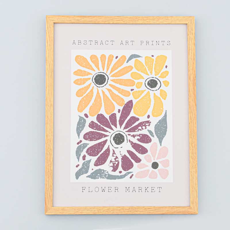 Toile encadrée 'Flower Market' 