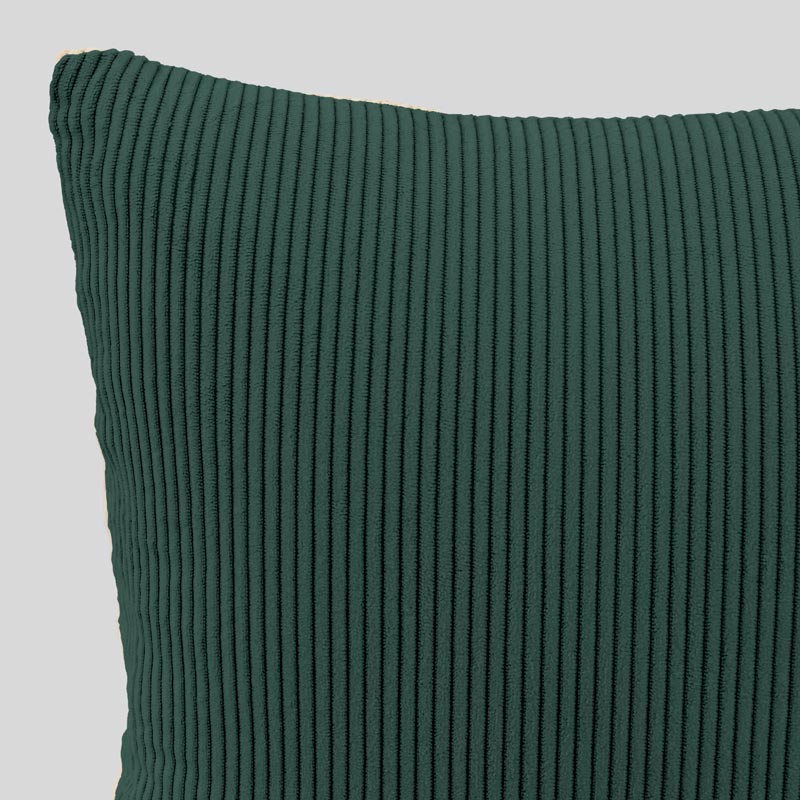 Coussin velours 'Angels' vert émeraude