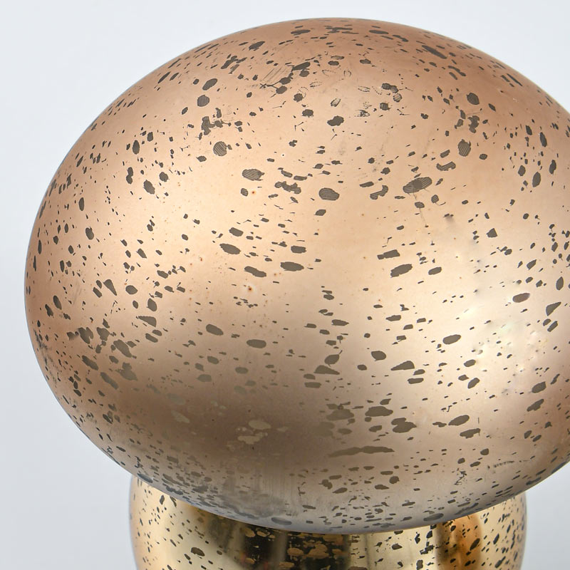 Champignon lumineux LED en verre