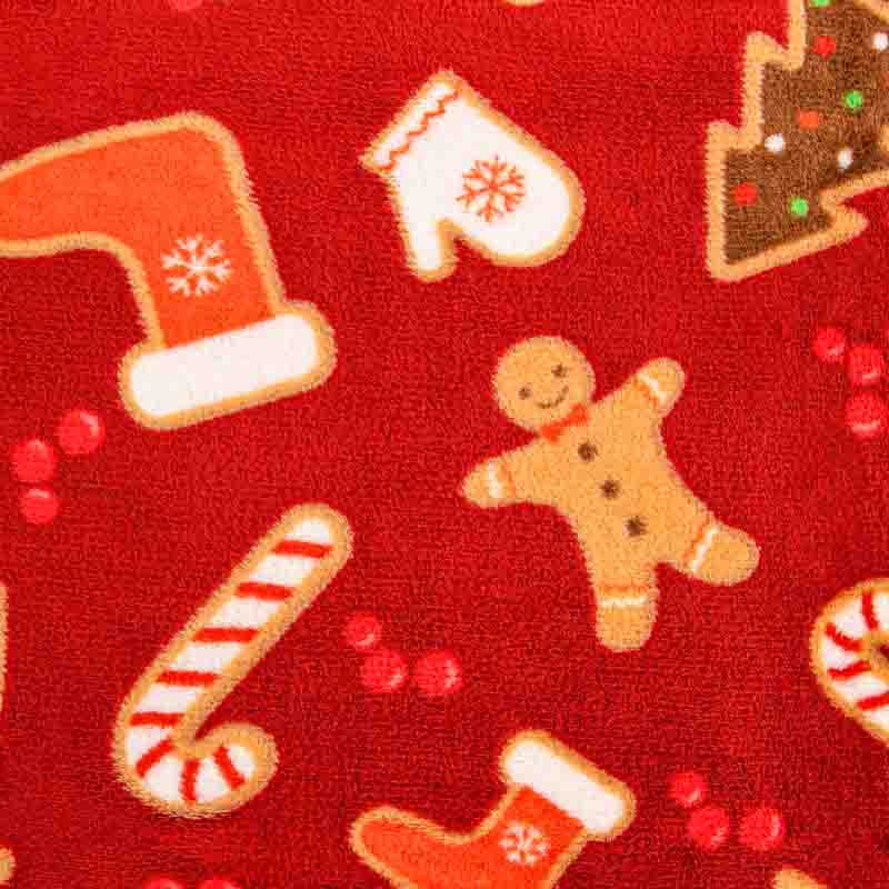 Plaid de Noël pain d'épices