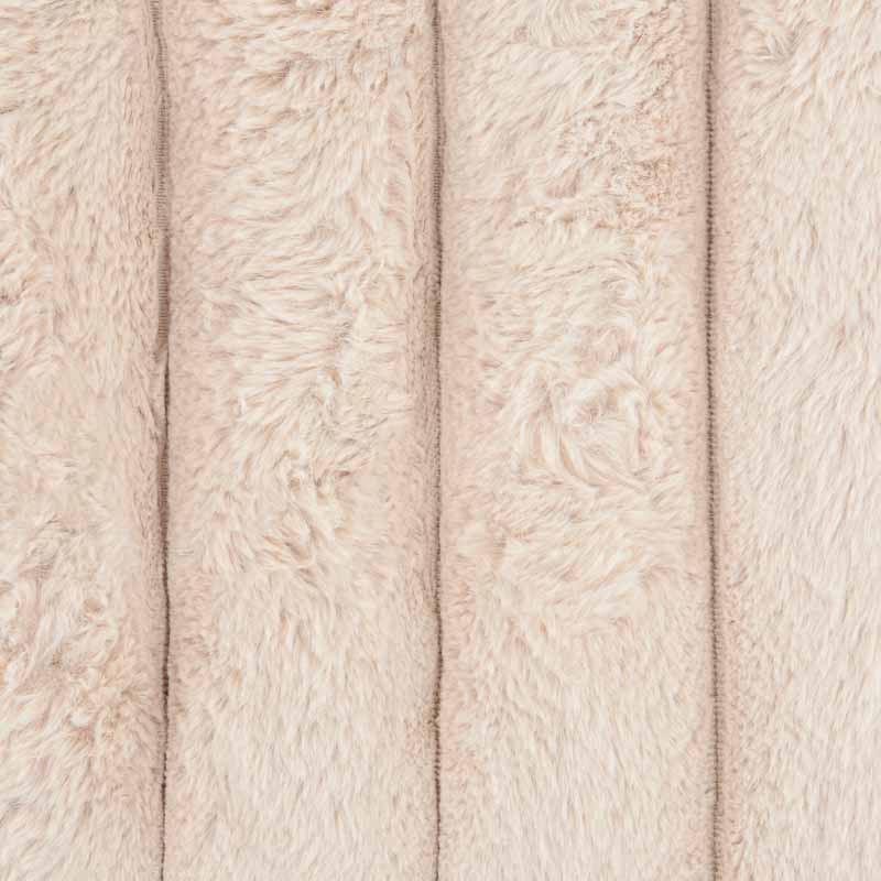 Plaid 'Astrid' imitation fourrure beige