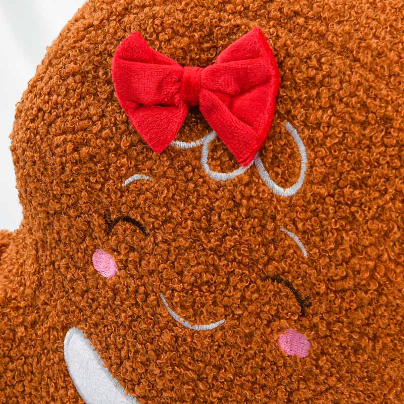 Coussin peluche pain d'épices 'Tartine' 