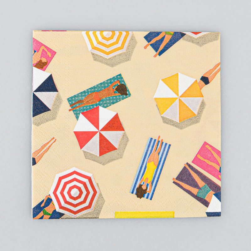 Serviette En Papier Motifs "Couronne De Fleurs Mauve Blue Wreath Vendue A Lunite 33 X 33cm