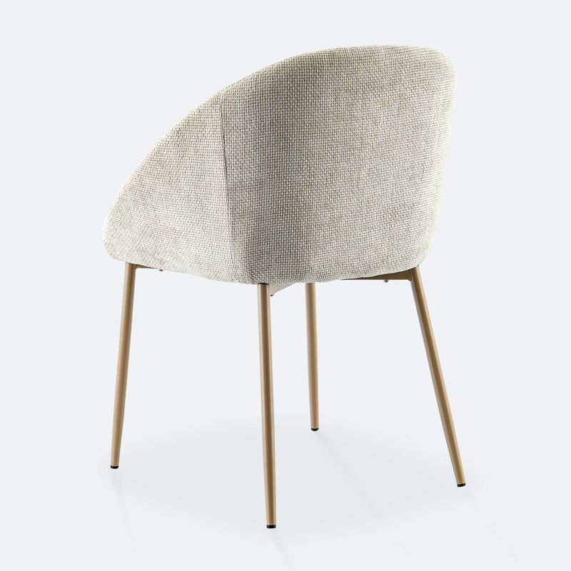 Fauteuil de table 'Margot' beige