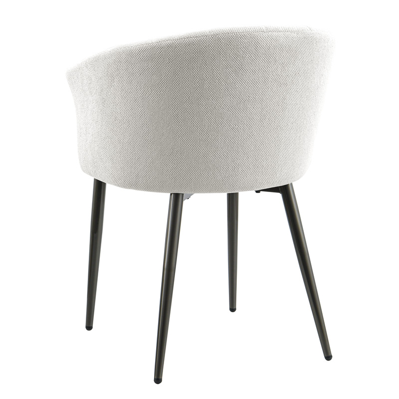 Fauteuil de table 'Juliette' blanc