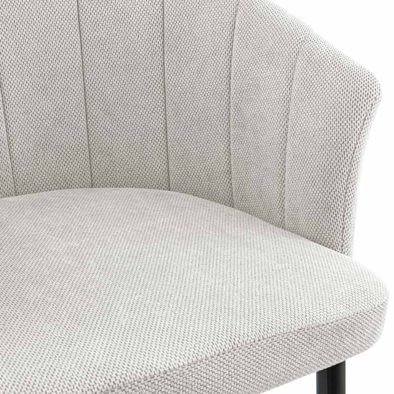 Fauteuil de table 'Juliette' blanc