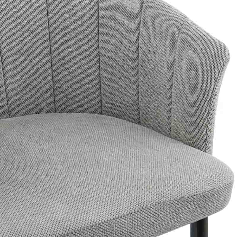 Fauteuil de table 'Juliette' gris