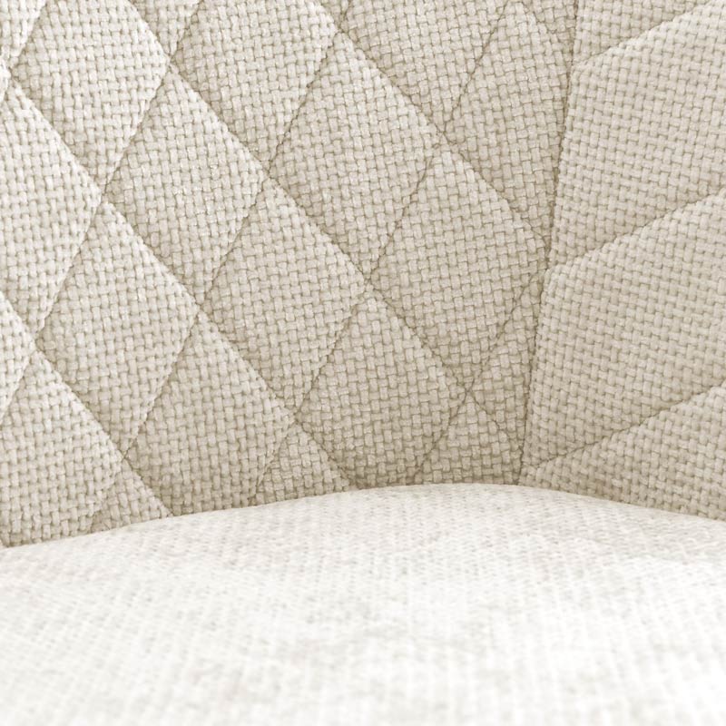 Fauteuil de table 'Margot' crème