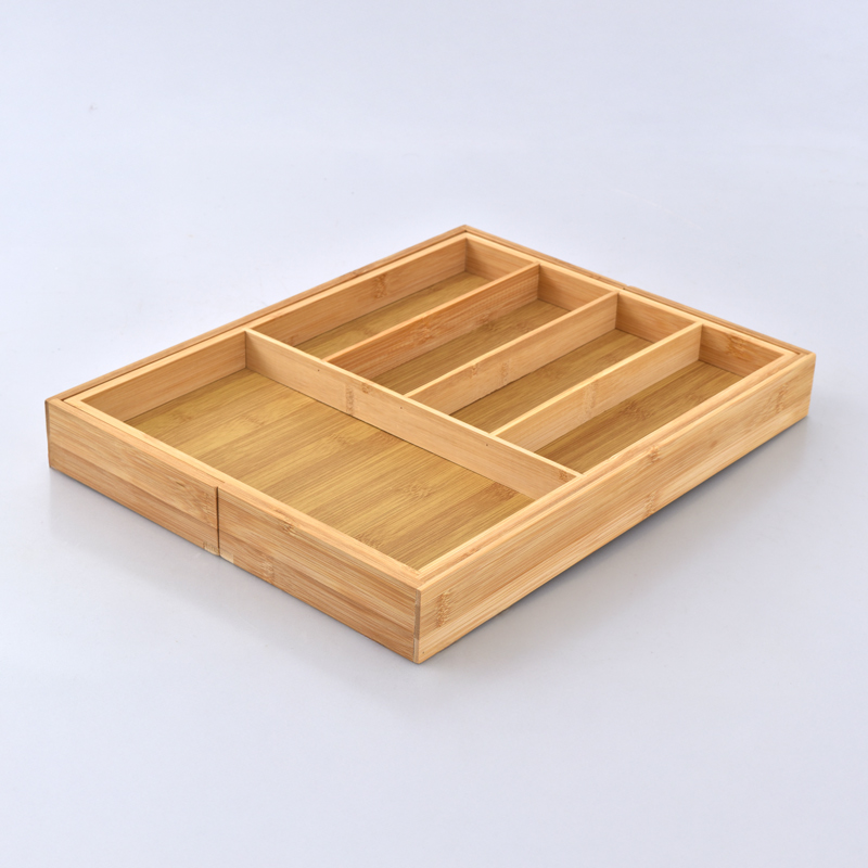 Range couverts extensible bambou