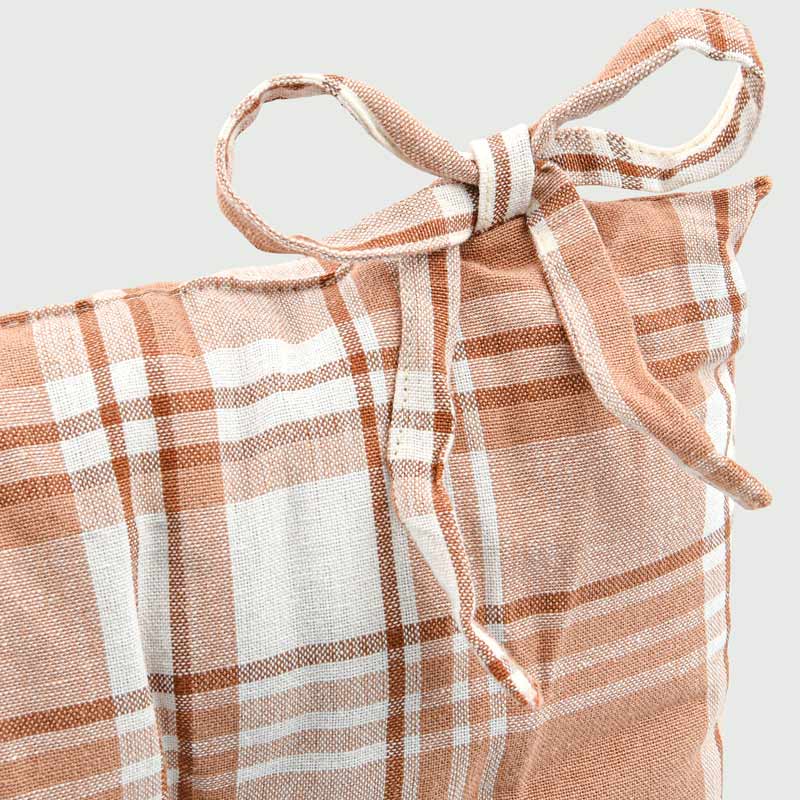 Dessus de chaise 'Bertille' à carreaux 