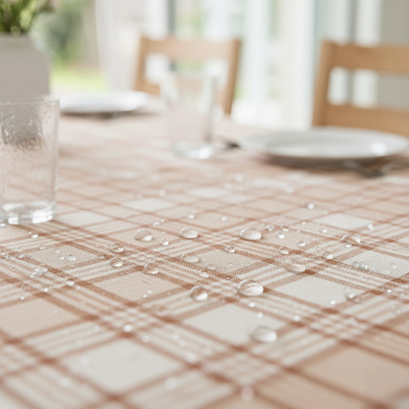 Nappe déperlante à carreaux 'Bertille' 