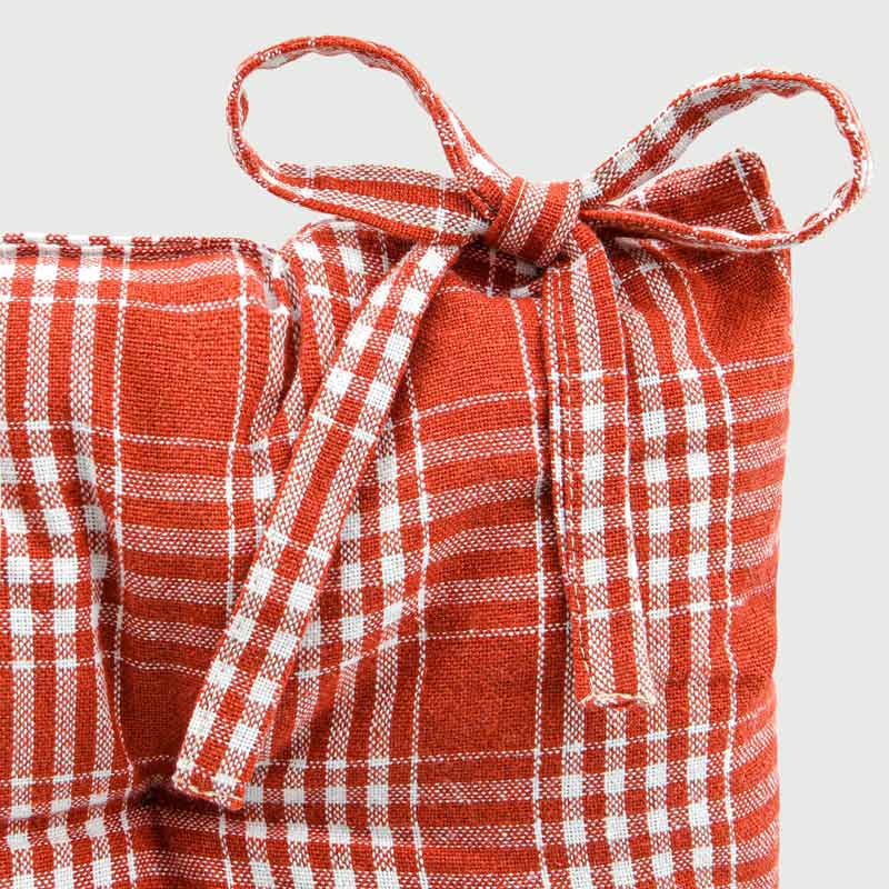 Dessus de chaise 'Maryse' à carreaux 