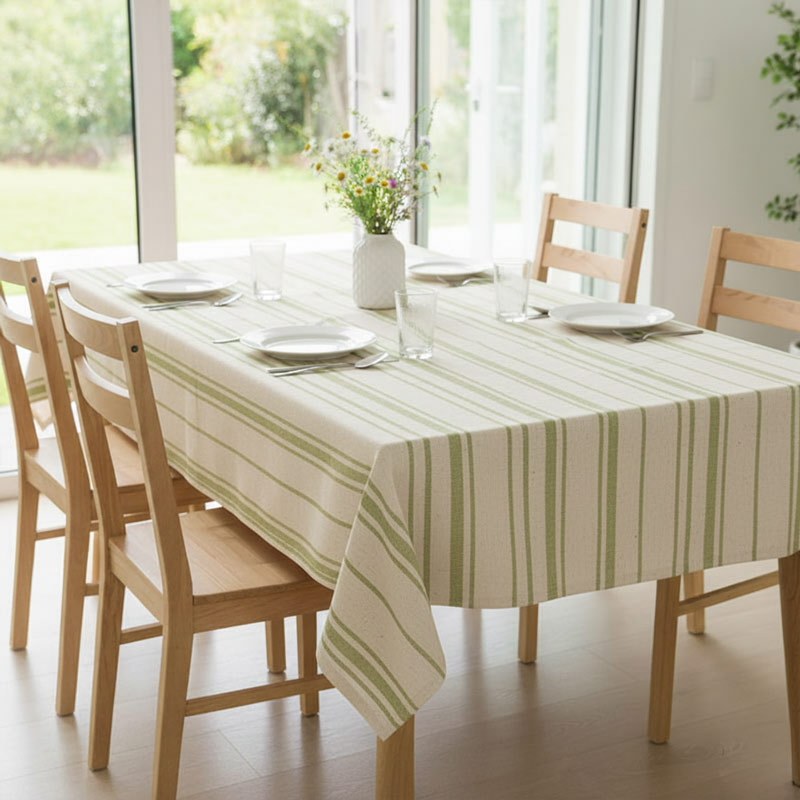 Nappe 'à lignes vertes 'Marius' 