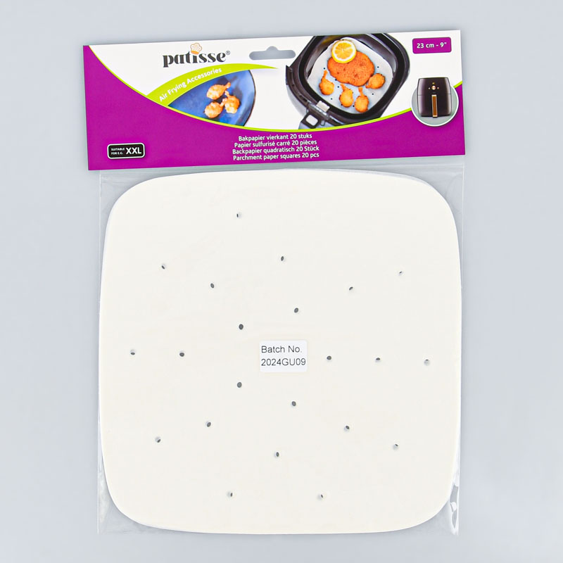 20 feuilles de papier sulfurisé carré