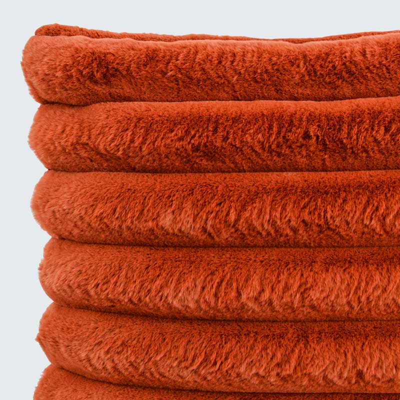 Coussin 'Stripes' couleur terra