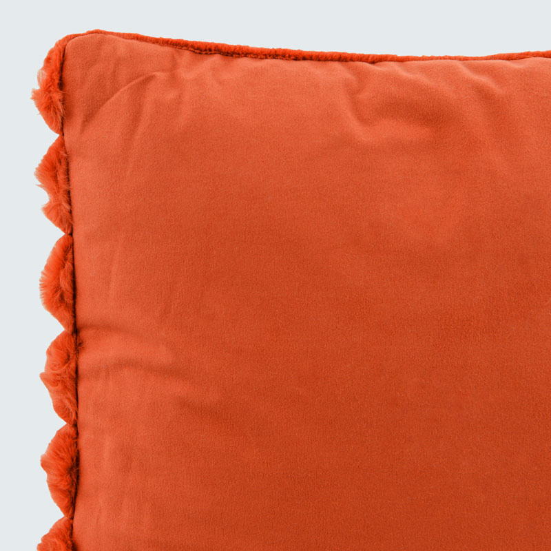 Coussin 'Stripes' couleur terra