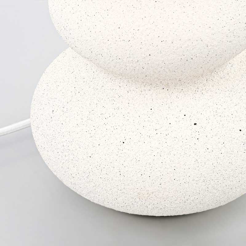 Lampe de table avec abat-jour blanc