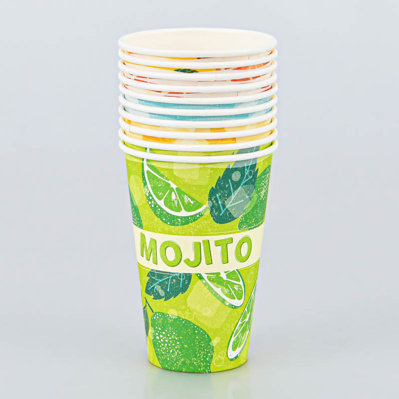 10 gobelets en carton cocktail