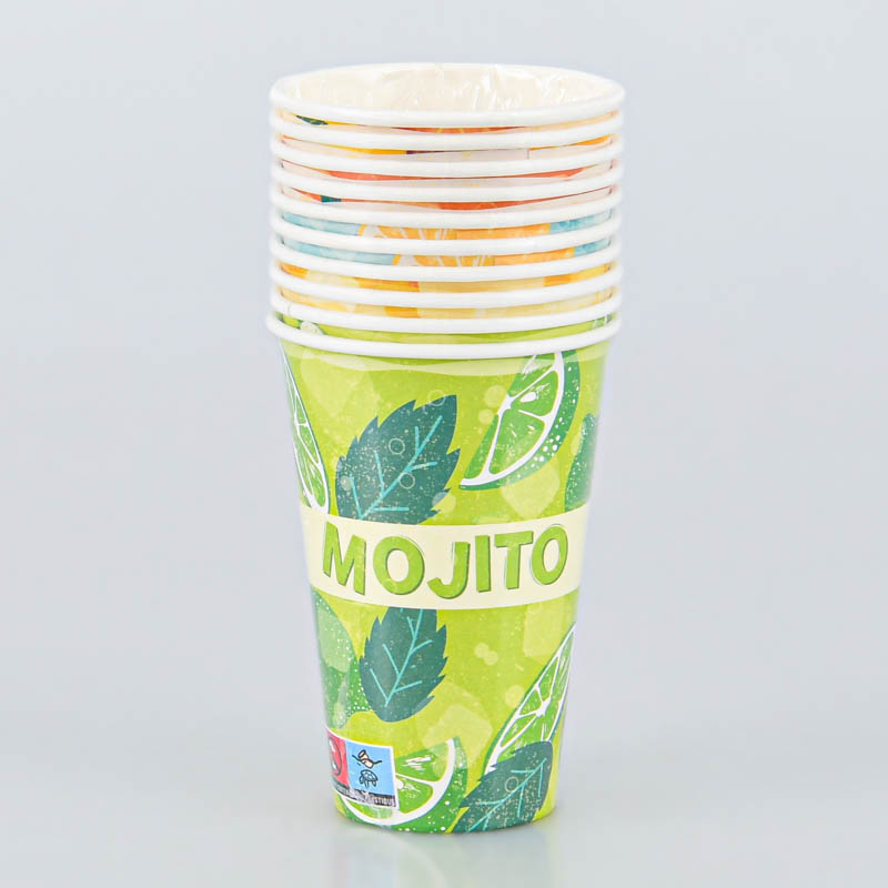 10 gobelets en carton cocktail